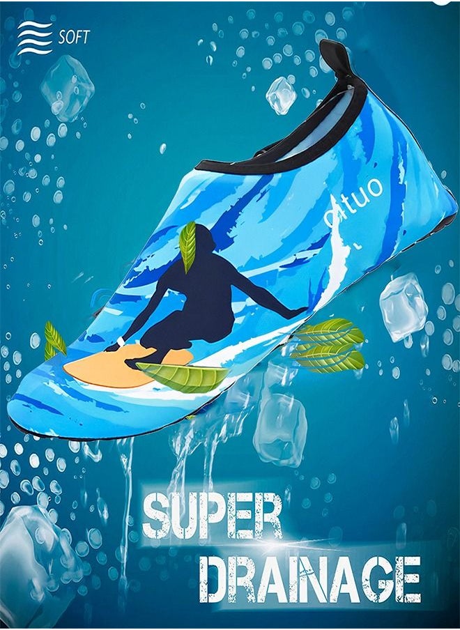 Draxon Water Shoes For Women Men Kids, Barefoot Aqua Water Socks Slip-On Swim Beach Shoes For Snorkeling Swimming Fishing Surfing Pool Kayak Beach Running Walking Yoga  - Image 4