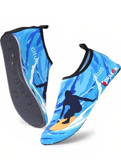 Draxon Water Shoes For Women Men Kids, Barefoot Aqua Water Socks Slip-On Swim Beach Shoes For Snorkeling Swimming Fishing Surfing Pool Kayak Beach Running Walking Yoga  - Image 1