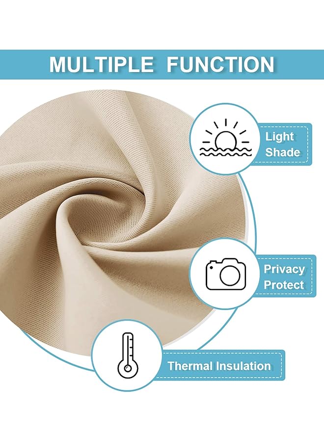 إيروريكس ستائر تعتيم للأبواب الفرنسية ستائر أبواب عمودية شديدة التحمل ستائر أبواب محمية بالخصوصية بالكامل ستائر أبواب تغطي أبواب الفناء والأبواب الفرنسية والنوافذ السقفية - Image 5