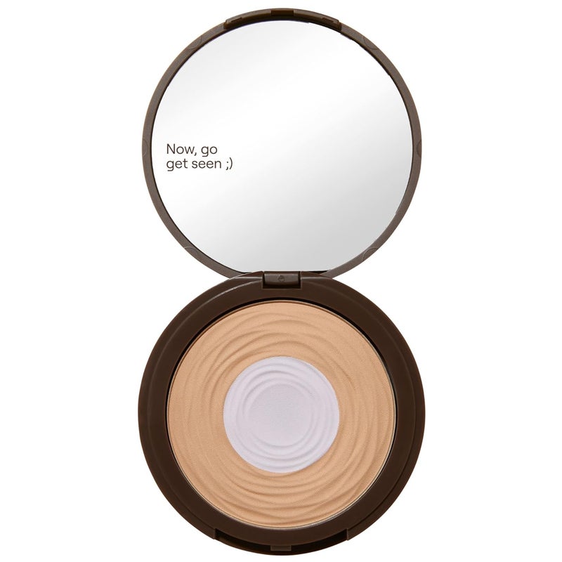 Live Tinted Hueskin Brightening Core Setting Powder  Hydrating Shine Control Blurring Setting Powder Formulated with Hydrating Phytosqualane For A Natural Soft Matte Finish  Light Shade