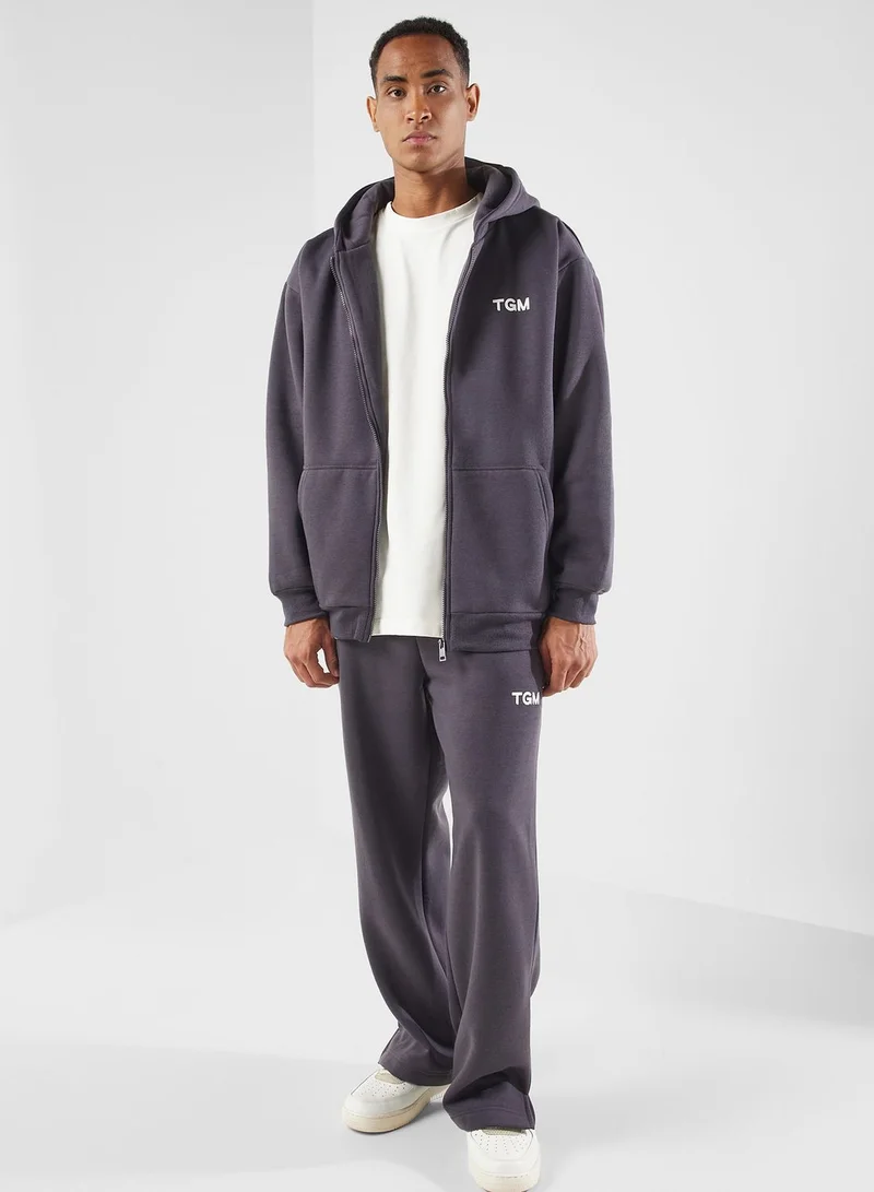 The Giving Movement Lounge Oversized Zip Hoodie