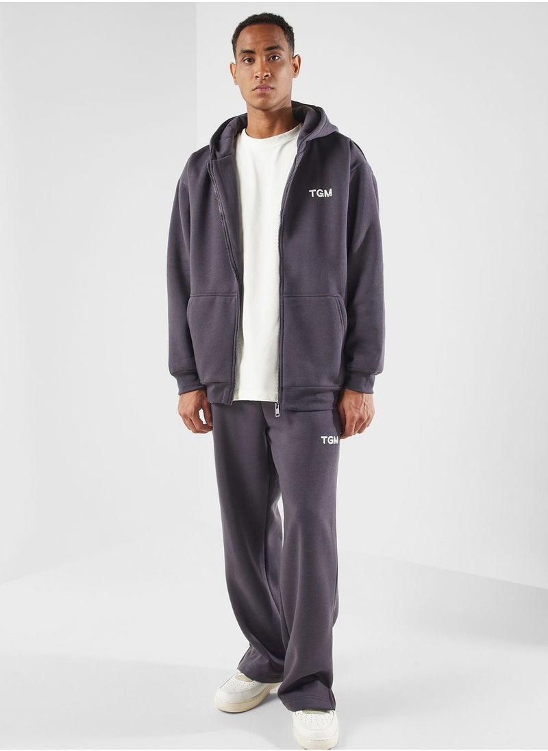 The Giving Movement - Lounge Oversized Zip Hoodie - Image 1