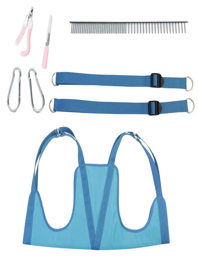 EBIEFLY Dog Sling for Nail Trimming Hanger Hanging Harness Grooming Harness for Dogs at Home Dogs Hammock Nails Trim Sling Adjustable Can Bear 25kg (Large) - Image 4