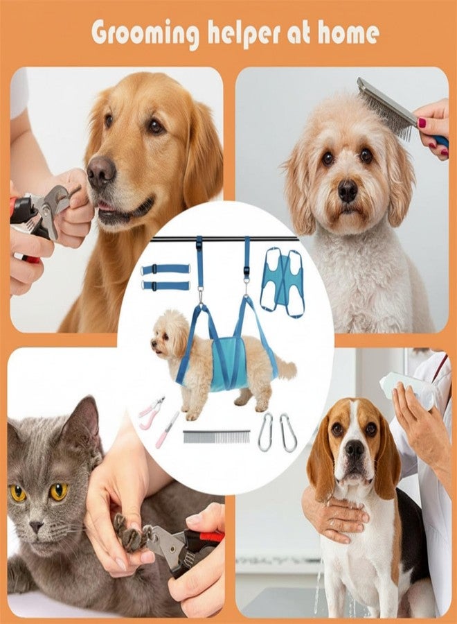 EBIEFLY Dog Sling for Nail Trimming Hanger Hanging Harness Grooming Harness for Dogs at Home Dogs Hammock Nails Trim Sling Adjustable Can Bear 25kg (Large) - Image 2