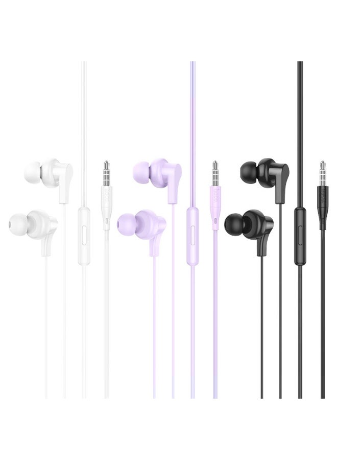 Hoco Type-C wired earphones M114 with mic - Image 2