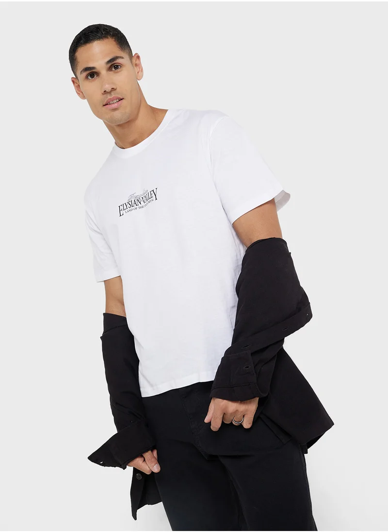 جاك اند جونز Crew Neck T-Shirt