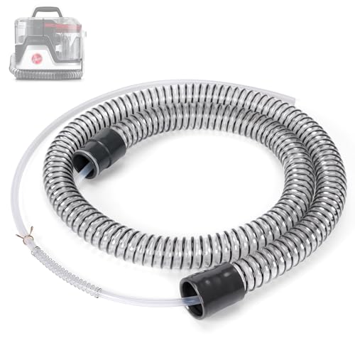 Kuflant Flexible Extension Hose Attachment Compatible with Hoover CleanSlate Portable Machine FH14000，FH14000V, BH14000V, FH14010, FH14020, FH14050, BH14010V, 54 Inch Carpet Cleaner Tube Replacement Parts - Image 1