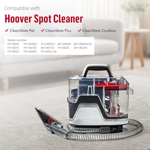 Kuflant Flexible Extension Hose Attachment Compatible with Hoover CleanSlate Portable Machine FH14000，FH14000V, BH14000V, FH14010, FH14020, FH14050, BH14010V, 54 Inch Carpet Cleaner Tube Replacement Parts - Image 2
