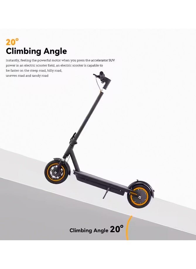 Scooter  Waterproof foldable electric scooter for adults with 10 inch wheels 36 V 500 W  - Image 5