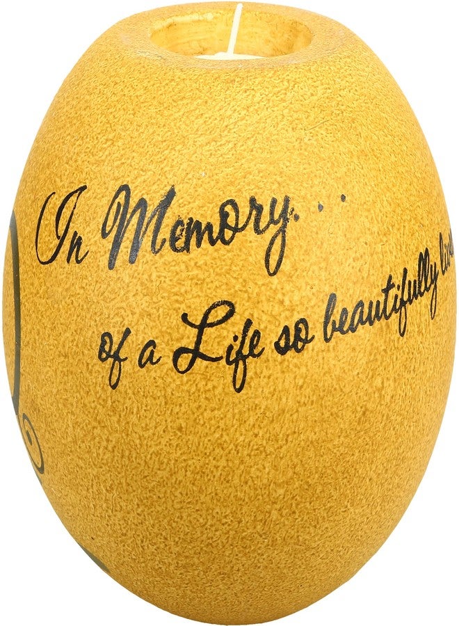 شركة بافيليون جيفت حامل شموع الشاي المستدير من شركة بافيليون جيفت، مقاس 5 بوصات، بتصميم تذكاري. - Image 4