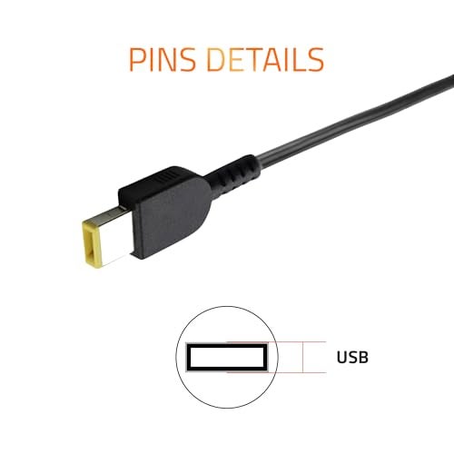 Artis AR0905 90 Watt Laptop Charger/Adapter with Power Cord Compatible with Lenovo Laptops (20 V/4.5A, Pin: USB) - Image 3