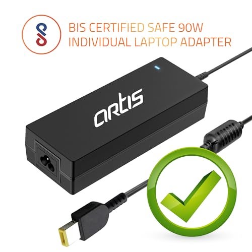 Artis AR0905 90 Watt Laptop Charger/Adapter with Power Cord Compatible with Lenovo Laptops (20 V/4.5A, Pin: USB) - Image 5