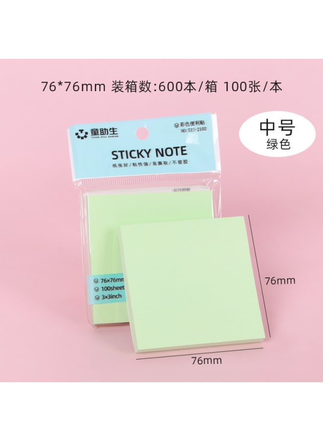 HELPS Colorful Sticky Notes, Cute Creative Sticky Notes, Customized Office Stationery Note Pads, Tearable Student Message Note Paper - Image 1