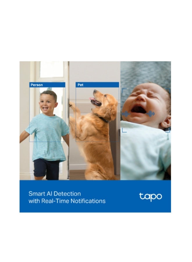 tapo Pan/Tilt AI Home Security Wi-Fi Camera - Image 3