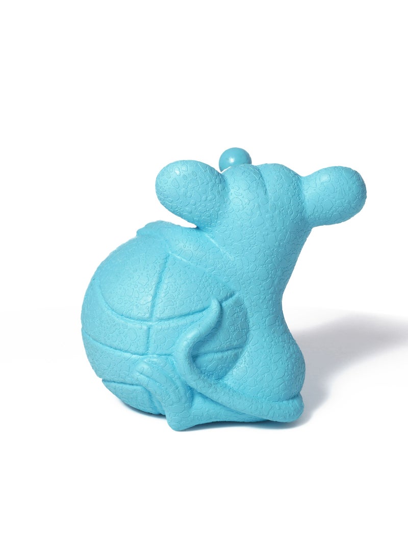 GULFLINK Non Toxic Natural Rubber Squeaky Toy for Dogs Blue - Image 3