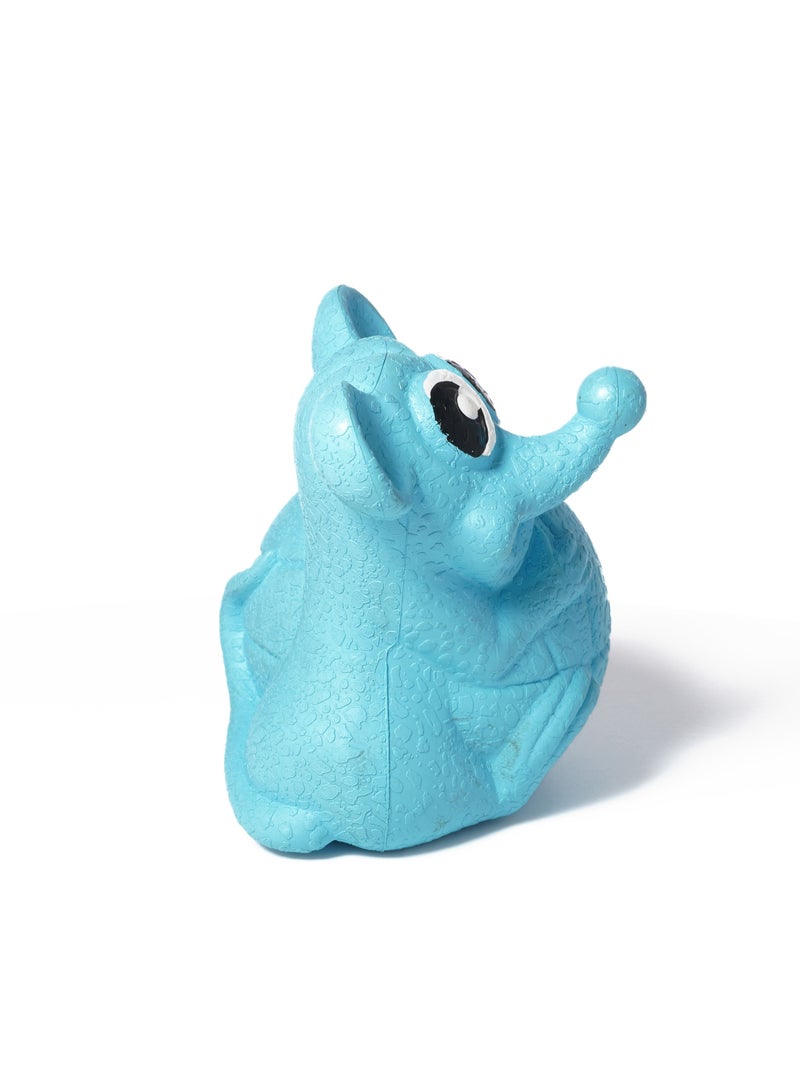 GULFLINK Non Toxic Natural Rubber Squeaky Toy for Dogs Blue - Image 2