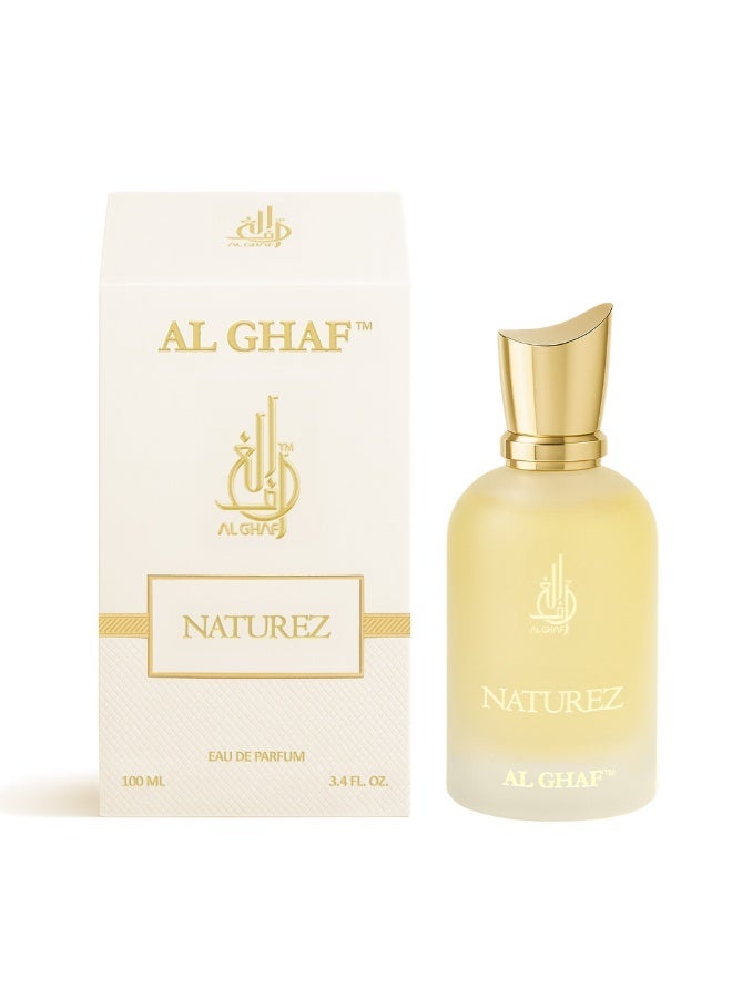 الغاف عطر الغاف نيتشورز أو دو بارفان 100 مل – ثبات طويل، عطر فاخر للجنسين بنفحات الكشمش الأسود والورد والعنبر، عطر أنيق للرجال والنساء ومثالي كهدية لأي مناسبة - Image 2