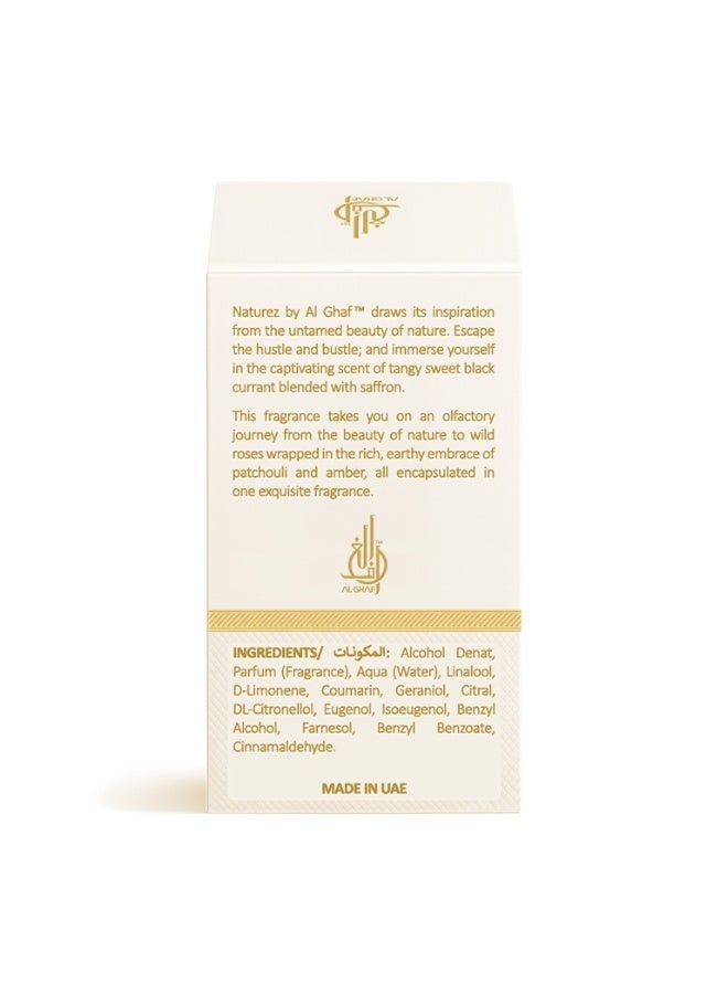 الغاف عطر الغاف نيتشورز أو دو بارفان 100 مل – ثبات طويل، عطر فاخر للجنسين بنفحات الكشمش الأسود والورد والعنبر، عطر أنيق للرجال والنساء ومثالي كهدية لأي مناسبة - Image 3
