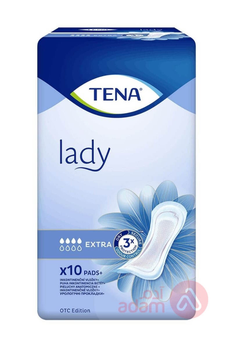 TENA LADY EXTRA PADS OTC 10PCS (0320)