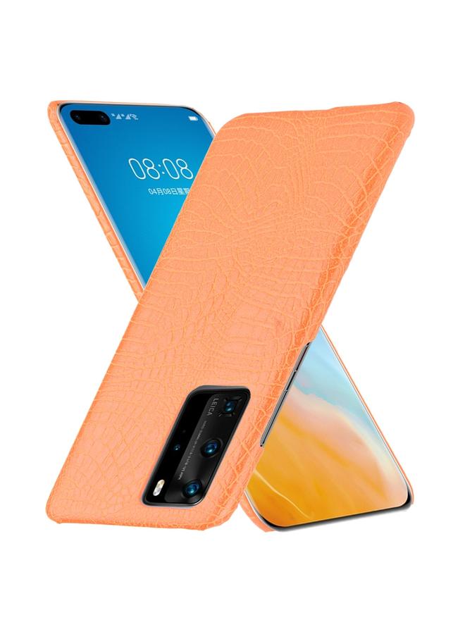 اس-توب جراب لهاتف Huawei P40 Pro مقاوم للصدمات من جلد التمساح PC + جراب PU - Image 2