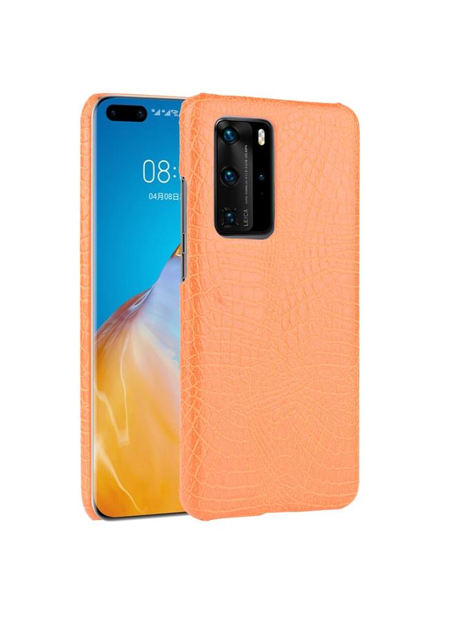 اس-توب جراب لهاتف Huawei P40 Pro مقاوم للصدمات من جلد التمساح PC + جراب PU - Image 1