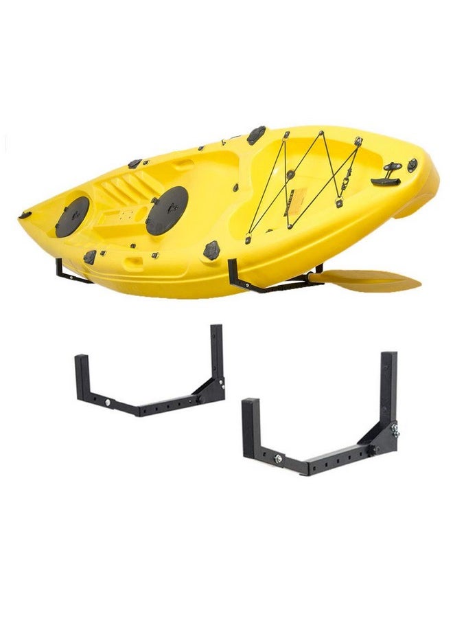 Wallmaster Kayak Storage Hooks Hangers, Adjustable Kayak Garage Storage Rack Wall Mount 1 Set Of 2 Heavy Duty Hooks For Canoe, Kayak, Paddle Board, Surfboard, Snowboard  - Image 2