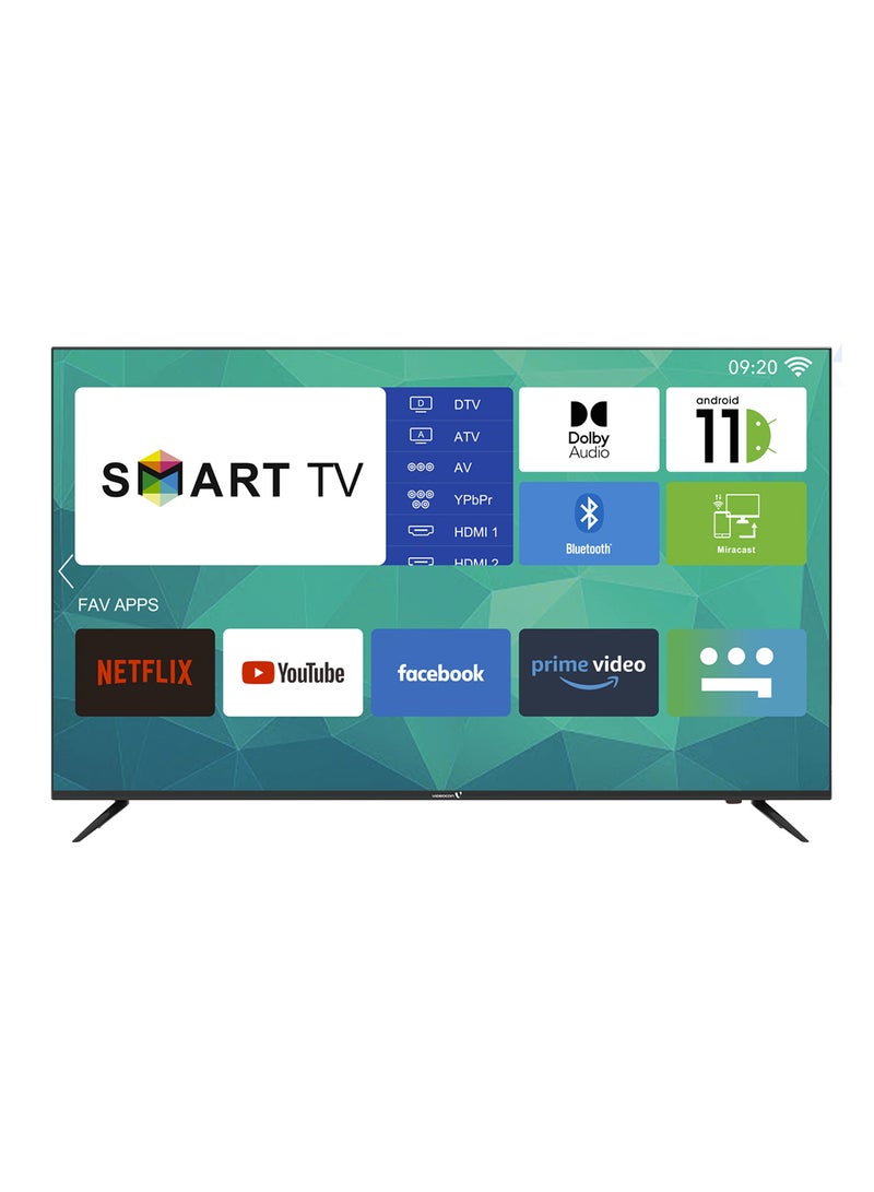 فيديوكون تلفزيون ذكي بدون حواف بدقة 4K UHD مقاس 65 بوصة مع نظام Android 11 وماوس صوتي وصوت Dolby وحامل حائط في العلبة - - Image 4