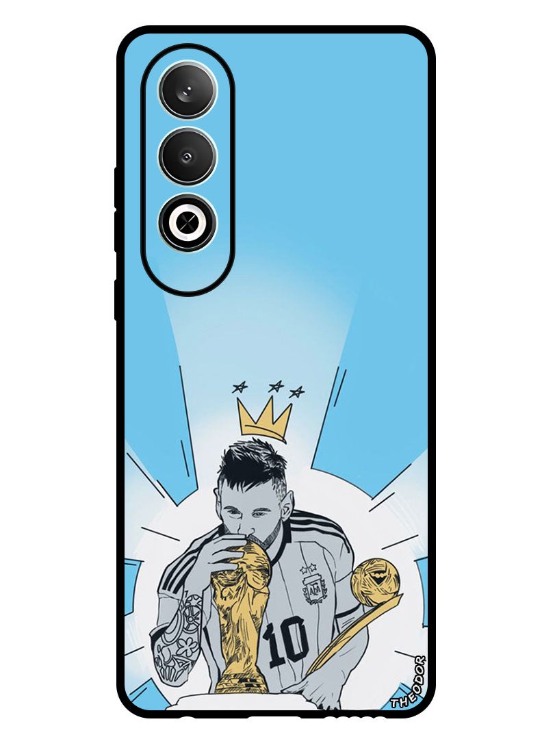 Theodor Protective Case Anti Scratch Shock Proof Bumper Cover For Oppo K12 Messi Kiss WC - Image 1