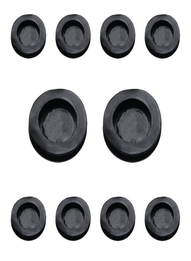 ماكسمورال 10 قطع من سدادة صندوق التوفير من ماكسمورال، سدادة دائرية لصندوق التوفير من المطاط الأسود، قطر خارجي 1.45 بوصة - Image 1
