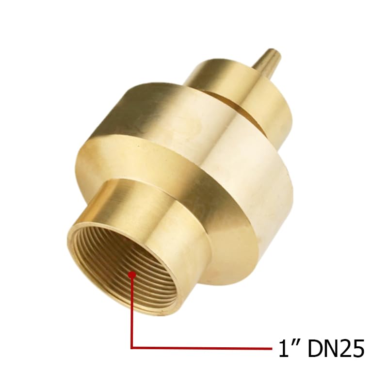 Hooshing Fountain Nozzle 1" DN25 Column Brass Water Spray Nozzles Sprinkle Spary Heads Spring Outdoor Garden Pond Park - Image 2