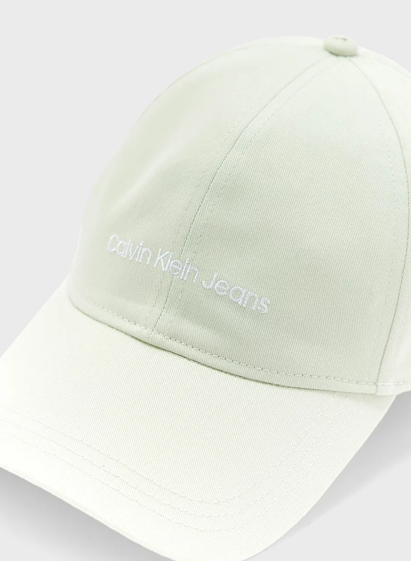 CALVIN KLEIN Logo Detailed Curved Peak Cap
