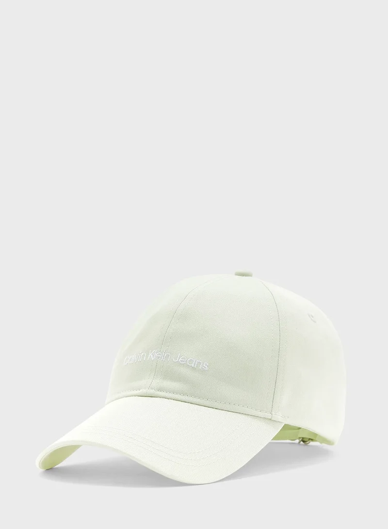 CALVIN KLEIN Logo Detailed Curved Peak Cap