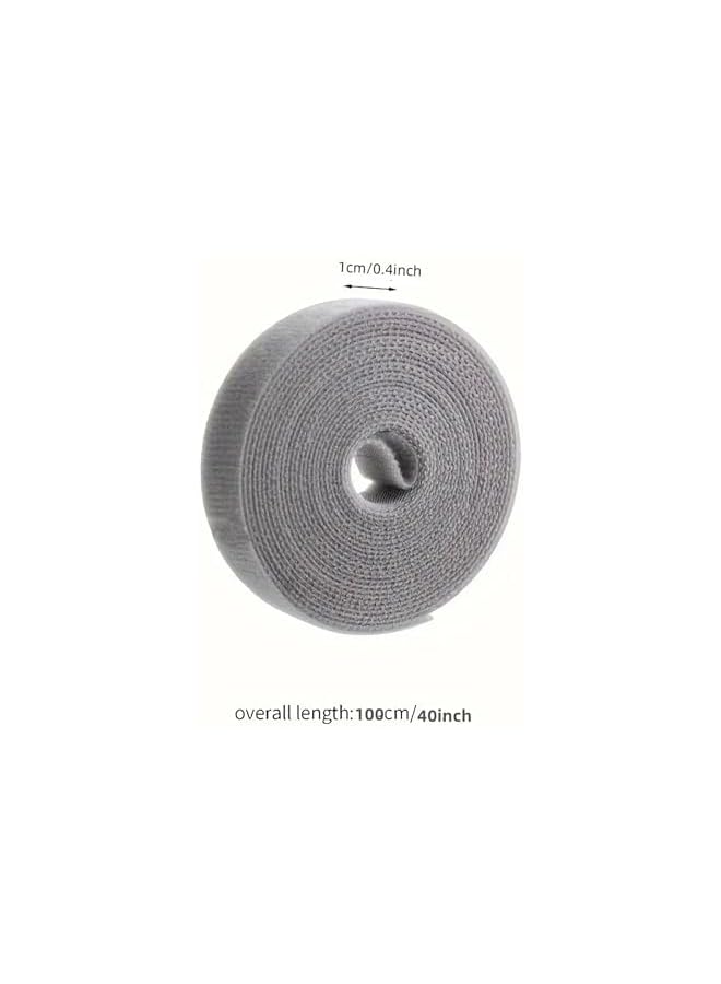 PROMASS Cable Strap Ties Adjustable Fastening Ties, Adjustable Cable Management Cord Ties for Tidy TV Computer Power USB Charger Mouse Data Cables - Image 2