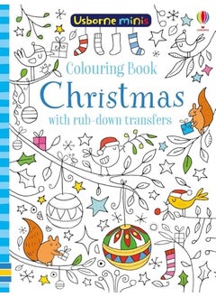 Colouring Book Christmas With Rubdown Transfers