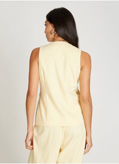 Little Mistress Pocket Detail Waistcoat  - Image 2