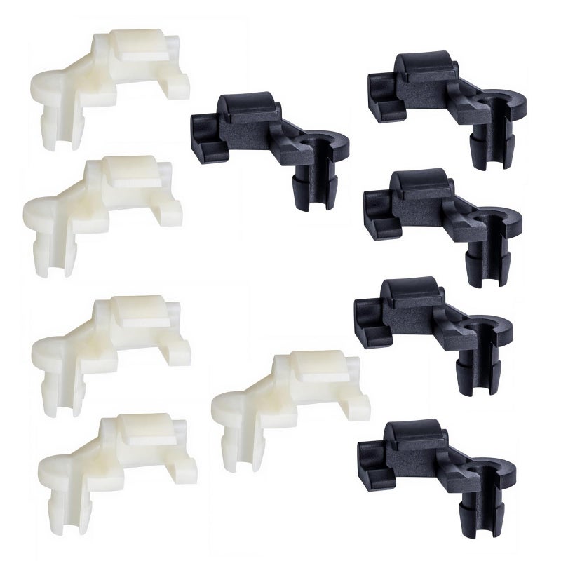 winterrock 5 Sets Car Door Lock Rod Clips 532 Rod Size Hood Latch Locking Push Clip Kit Waterproof Car Door Latch Handle Compatible with GM Ford Chrysler Dodge Jeep Buick Oldsmobile - Image 3
