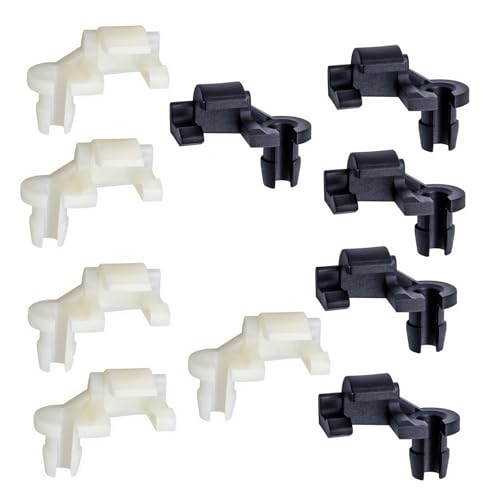 winterrock 5 Sets Car Door Lock Rod Clips 532 Rod Size Hood Latch Locking Push Clip Kit Waterproof Car Door Latch Handle Compatible with GM Ford Chrysler Dodge Jeep Buick Oldsmobile - Image 1