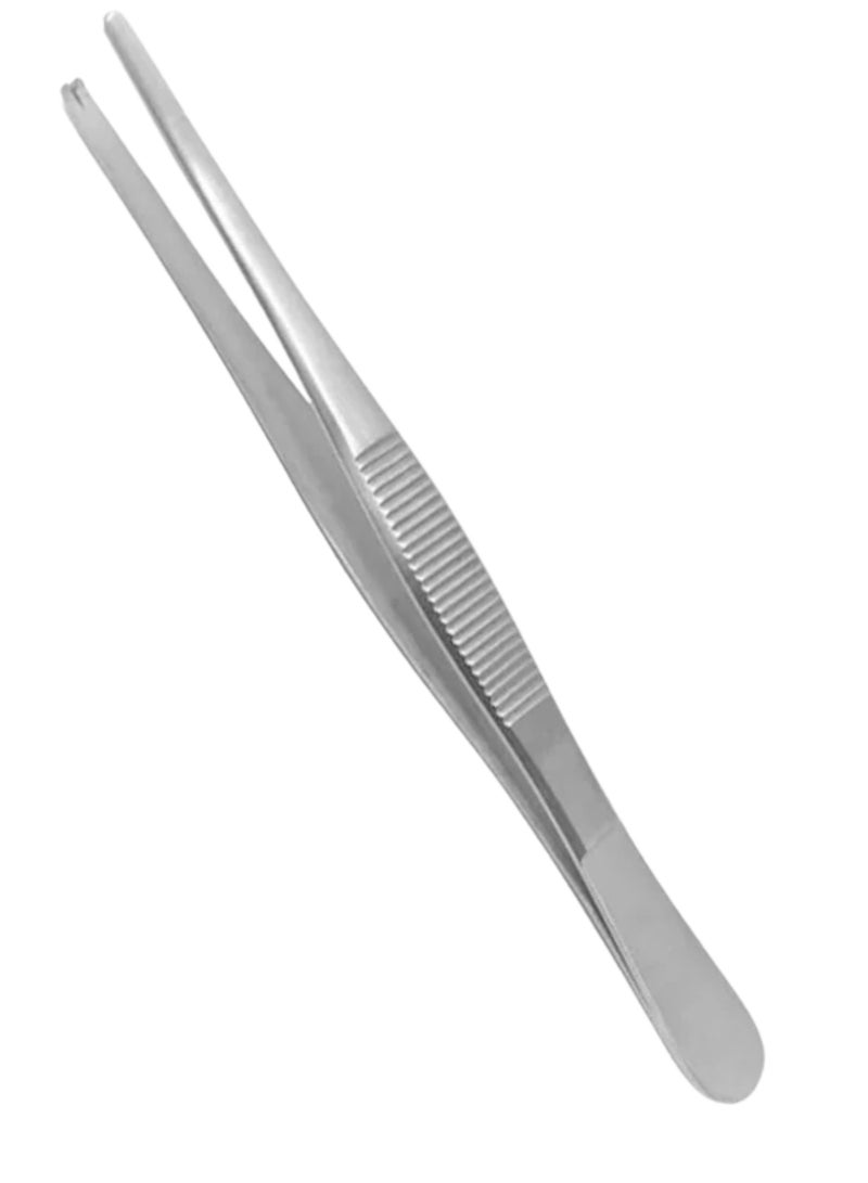 تنم ملقط الأنسجة العاديملقاط دقيق من الفولاذ المقاوم للصدأ - طرف دقيق للقبض الدقيق