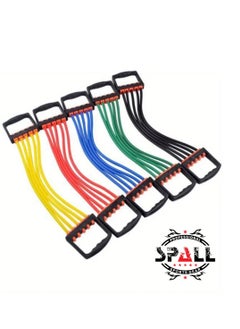 Spall Chest Expander For Chest, Arm Legs Shoulder Back Muscles Training, Chest Exerciser For Men With 5 Springs, Pulling Chest Expander, Push Ups Full Body Home Gym Workout Band  - Image 1