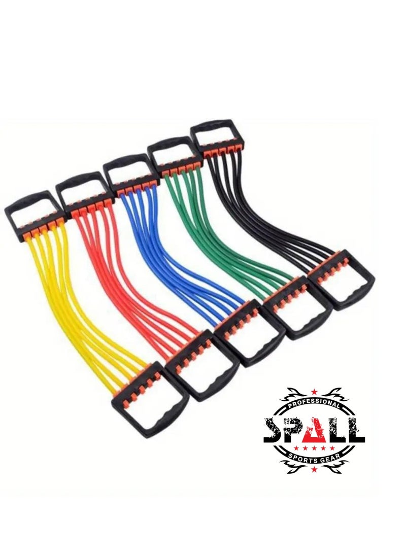 Spall Chest Expander For Chest, Arm Legs Shoulder Back Muscles Training, Chest Exerciser For Men With 5 Springs, Pulling Chest Expander, Push Ups Full Body Home Gym Workout Band  - Image 1