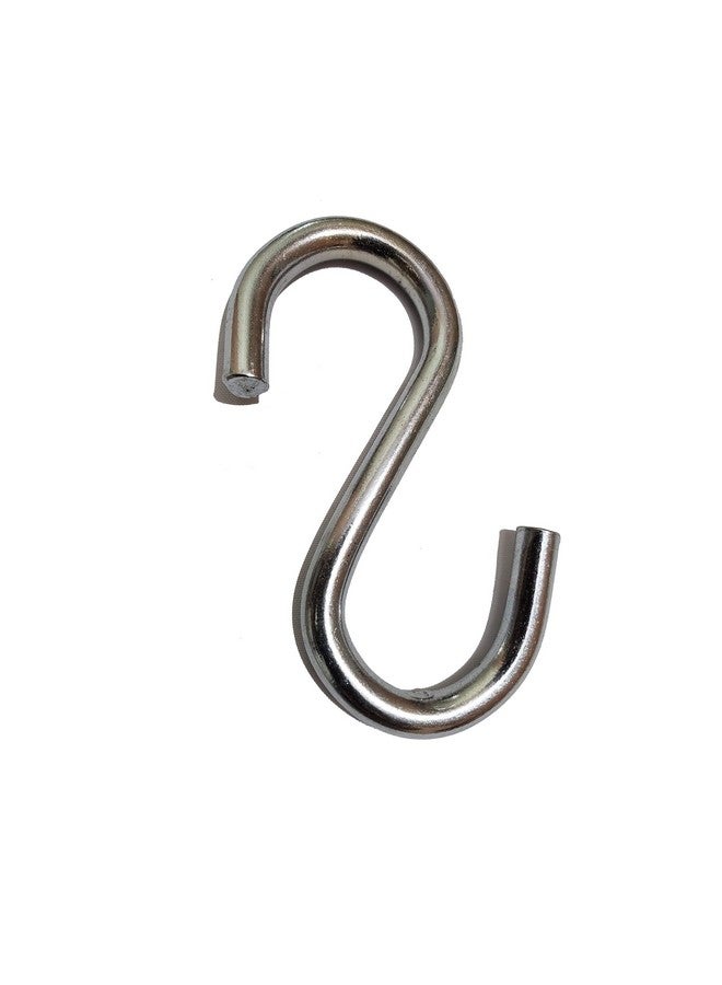 Pure Source India Stainless Steel S Hook, 2 Pieces, Silver - Image 1