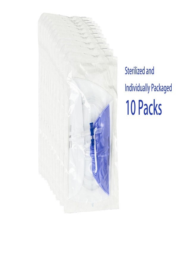 Urinary Drainage Bags with 48" Tube Drainage, Clips and Hanging Hook, Urine Bags with Anti-Reflux Chamber, 1500mL Urine Collection Bag, Urinary Bags, 10 Pack - Image 5