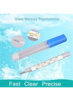 Gonice thermometer Medical Mercury Glass Thermometer Large Screen Clinical Medical Temperature Measurement Device Kids Adults Thermometer Crude (2)  - Image 3