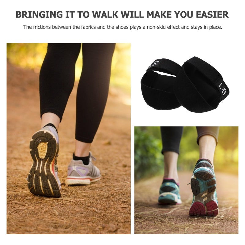 Breathable Heel Support Sleeves With Hook Loop Strap For Men Women Foot Fatigue Relief - Image 4