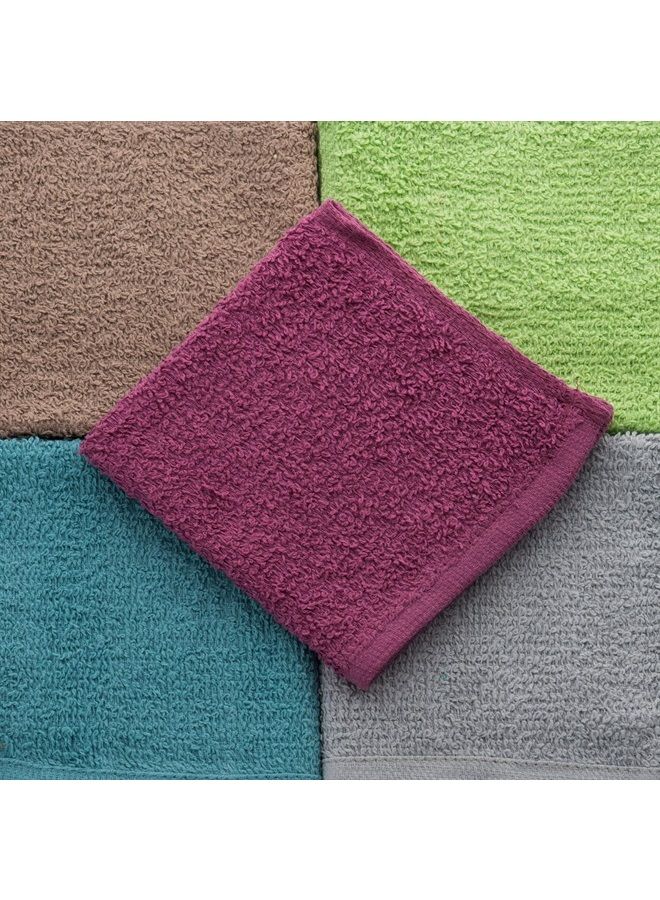 Simpli-Magic 79148 Cotton Washcloths, 50 Pack, Multi Color Towel Set - Image 2