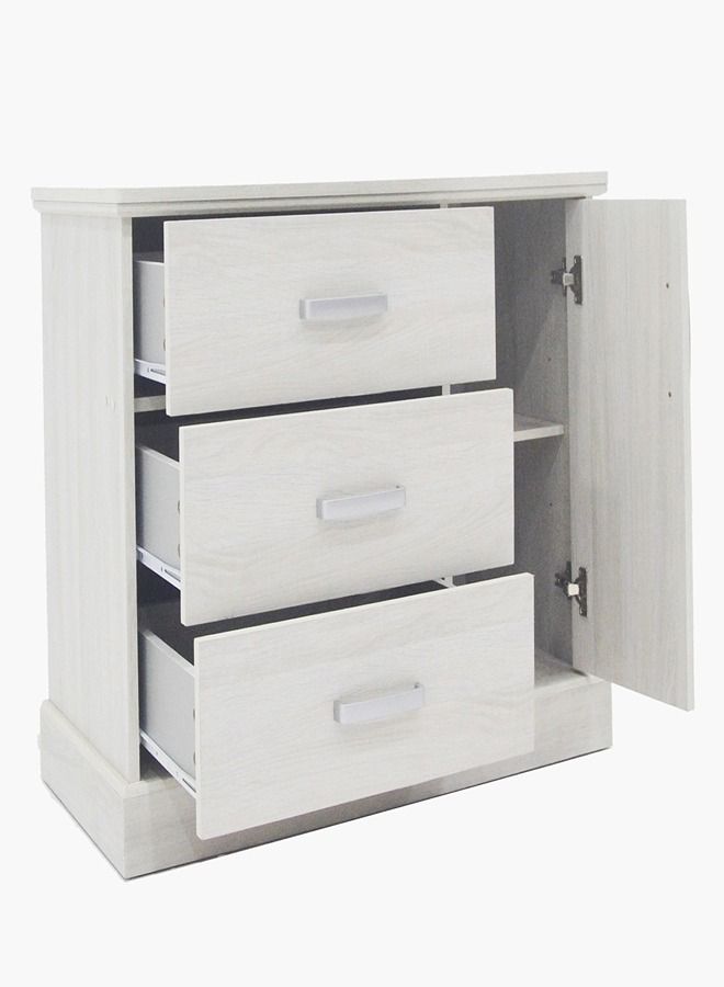 Home Box Blair 3-Drawer 1-Door Dresser Without Mirror 87 x 73.7 x 40 cm - Image 4