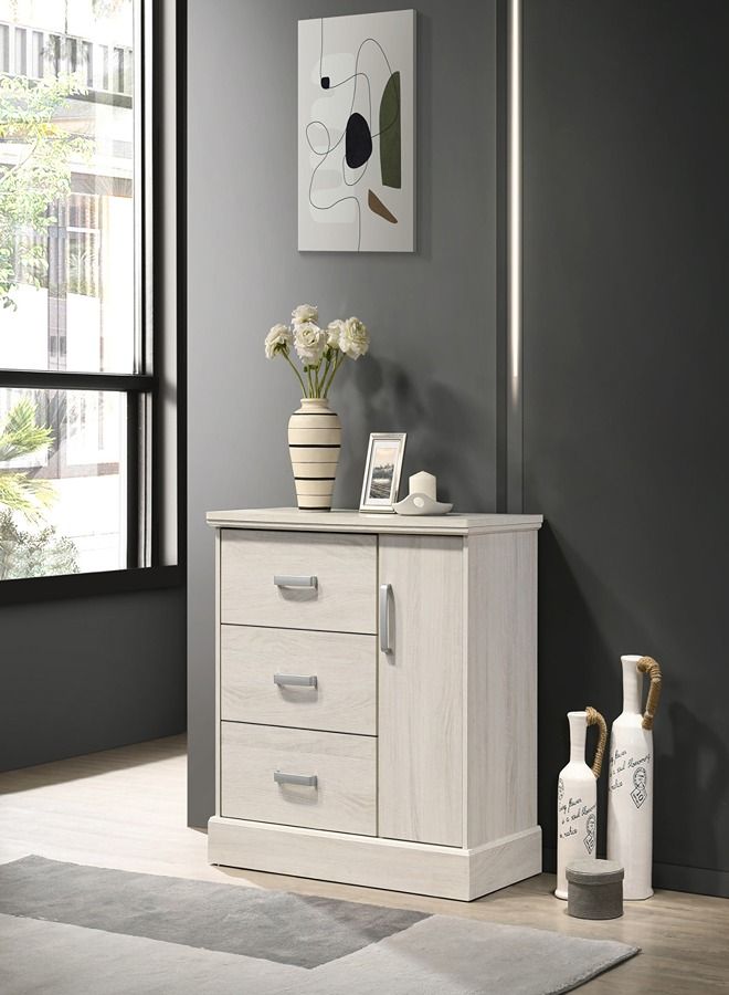 Home Box Blair 3-Drawer 1-Door Dresser Without Mirror 87 x 73.7 x 40 cm - Image 1