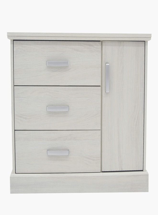 Home Box Blair 3-Drawer 1-Door Dresser Without Mirror 87 x 73.7 x 40 cm - Image 3