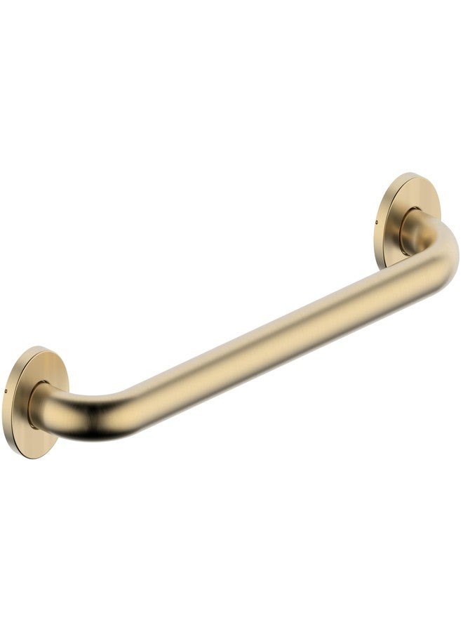 Derengge 16 Inch Grab Bar 304 Stainless Steel Anti-Slip Bathroom Safety Handrail Wall Mount Assist Grip for Elderly Handicap Bathtub Shower Toilet,GB-4023-BG,Brushed Gold - Image 1