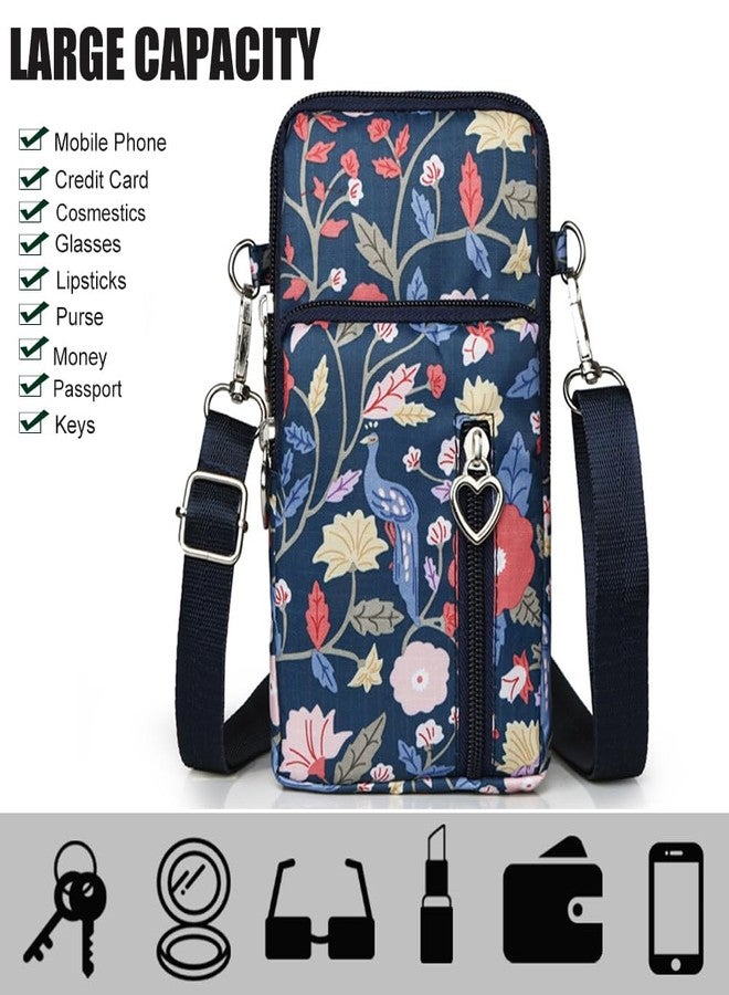 JANKS Universal Small Crossbody Bag for Women, Nylon Mini Phone Wallet Shoulder Bag Arm Bag Side Cell Phone Purse Over the Shoulder Purse Travel Pouch for Women - Image 5